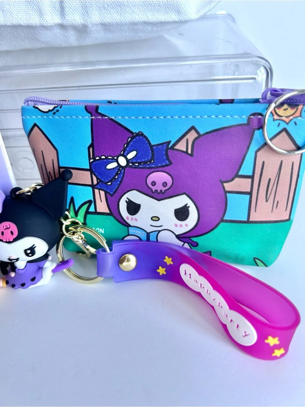 💜(KUR351) Kuromi Adorable 4-Piece Tote Bag Bundle! - Picture 10 of 12